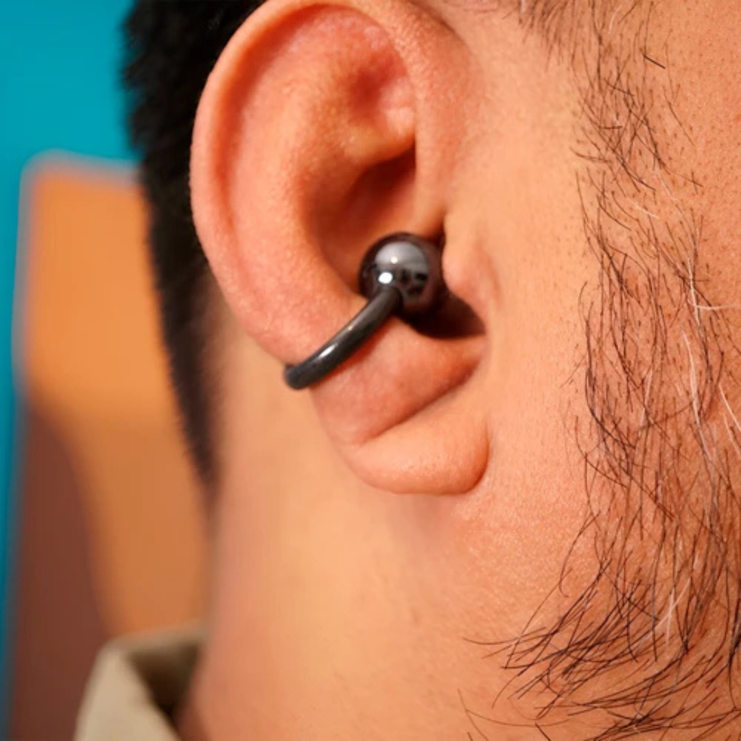 Auriculares de Diseño Abierto con Estuche de Carga y Hasta 36 Horas de Autonomía