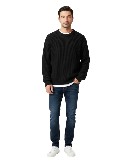 Suéter de Cuello Redondo para Hombre