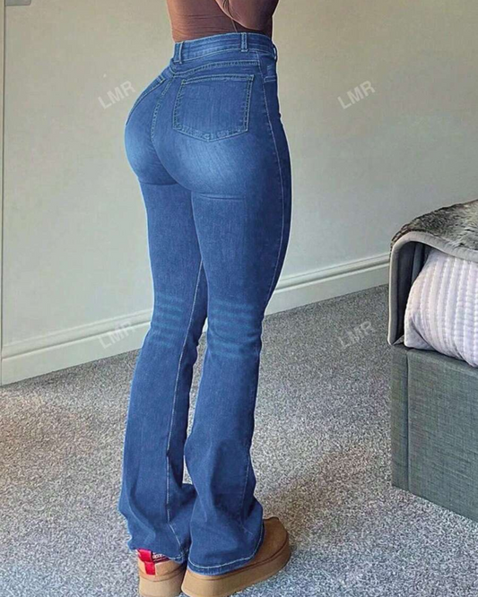 Pantalón Campana Cintura Alta Moldeador