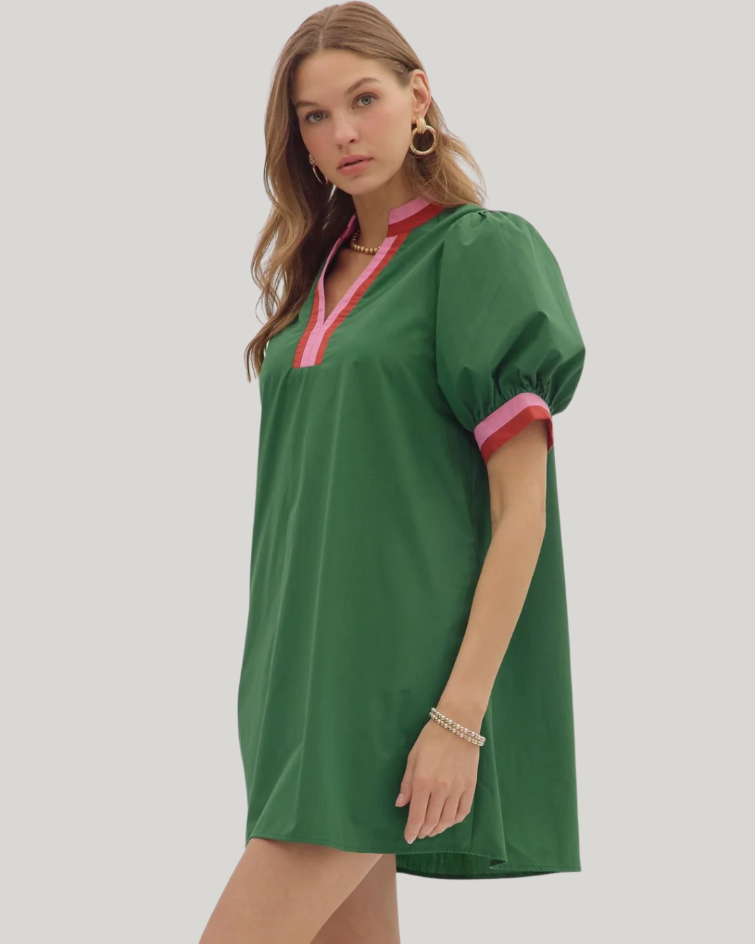 Vestido de Cuello en V