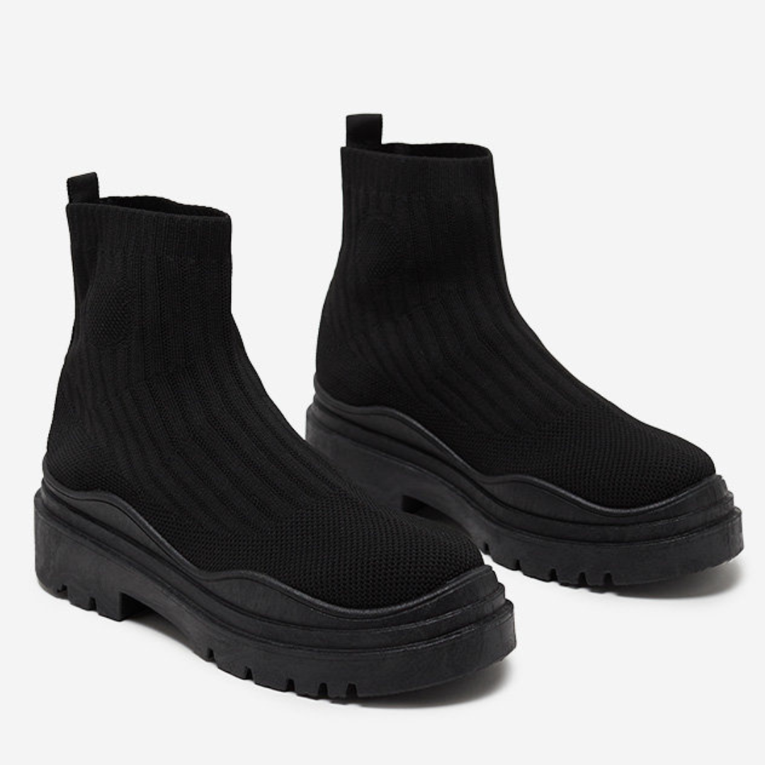 Botas Ergonómicas Punta Redonda para Mujer