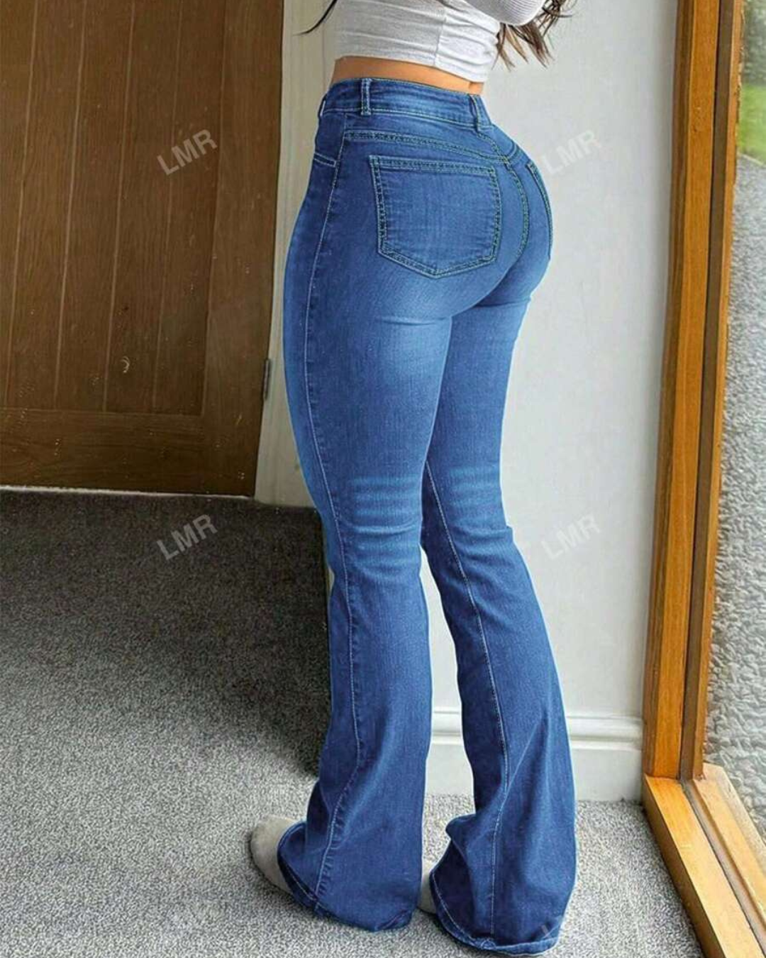 Pantalón Campana Cintura Alta Moldeador