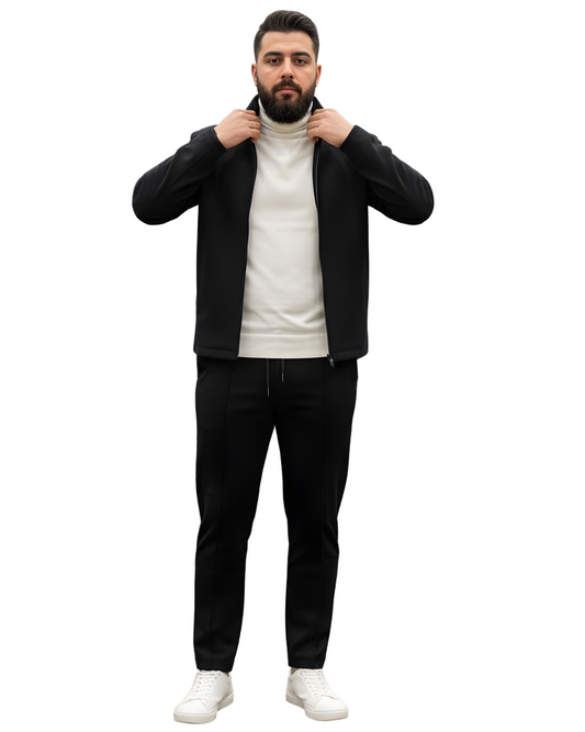 Conjunto deportivo bordado de dos piezas muy versátil para hombre®