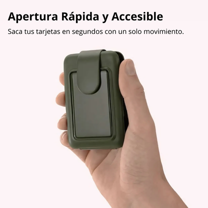 Billetera Minimalista con Protección RFID y Diseño Compacto para Tarjetas