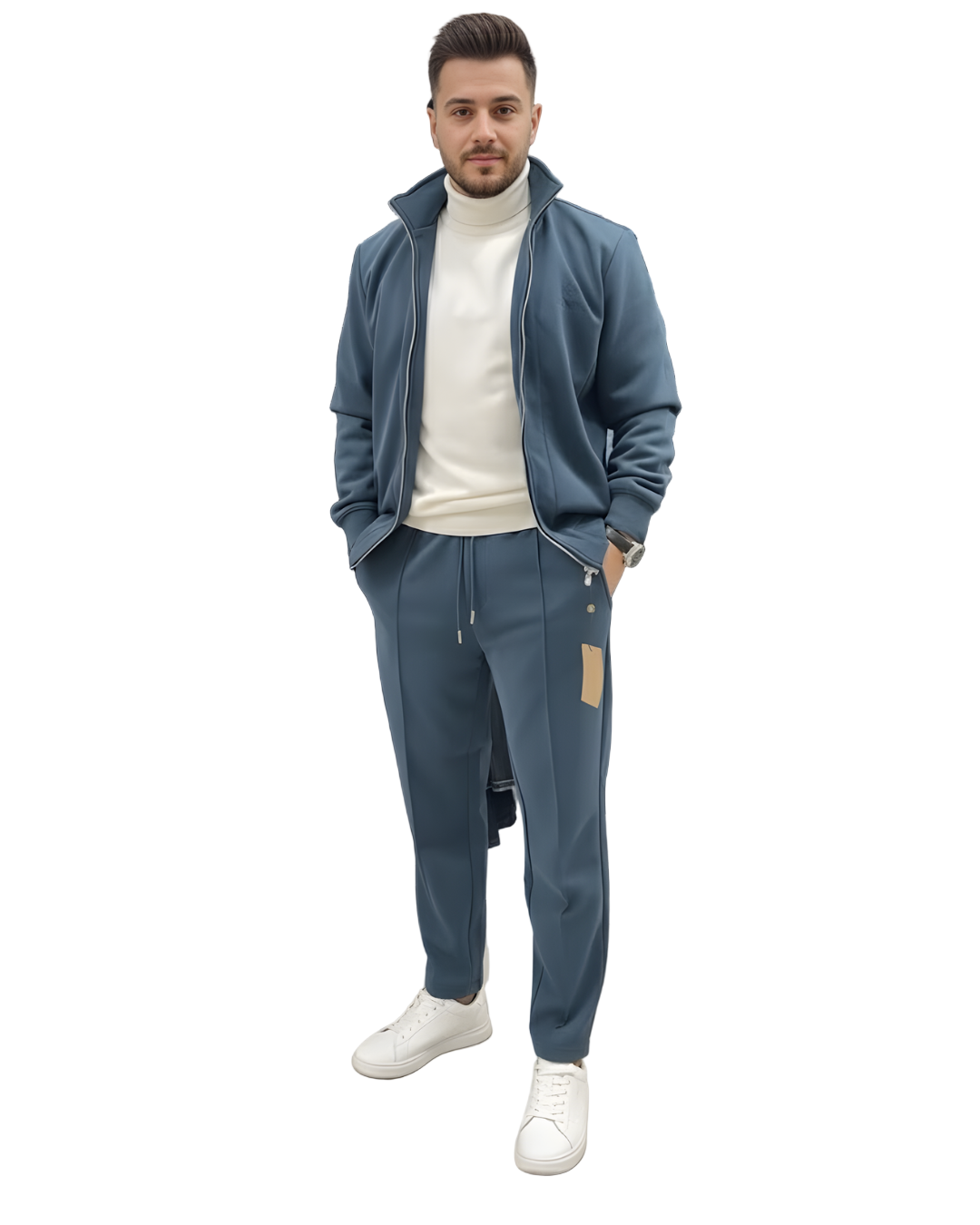 Conjunto deportivo bordado de dos piezas muy versátil para hombre®