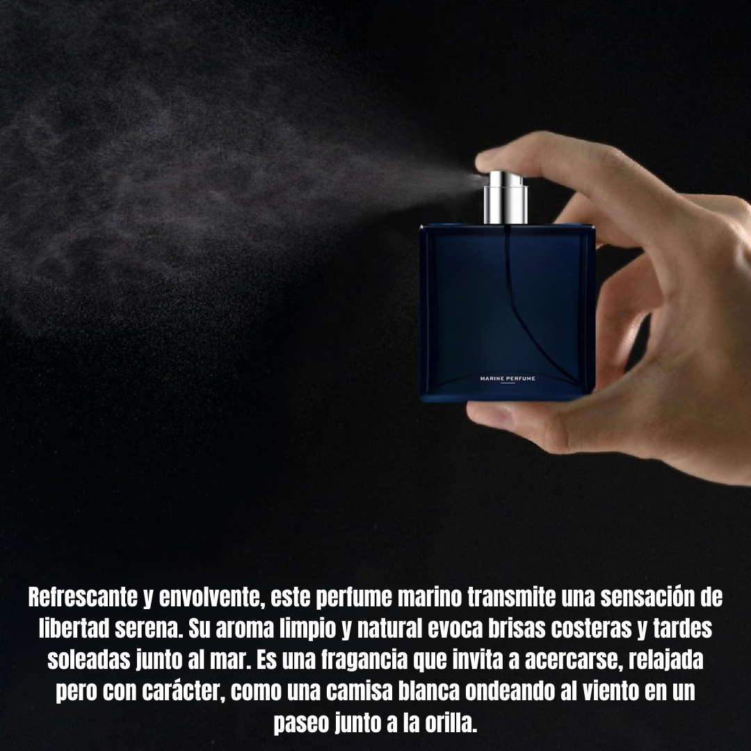 Perfume Marino con Aroma Fresco y Sofisticado para Hombre en Presentación de 50 ml