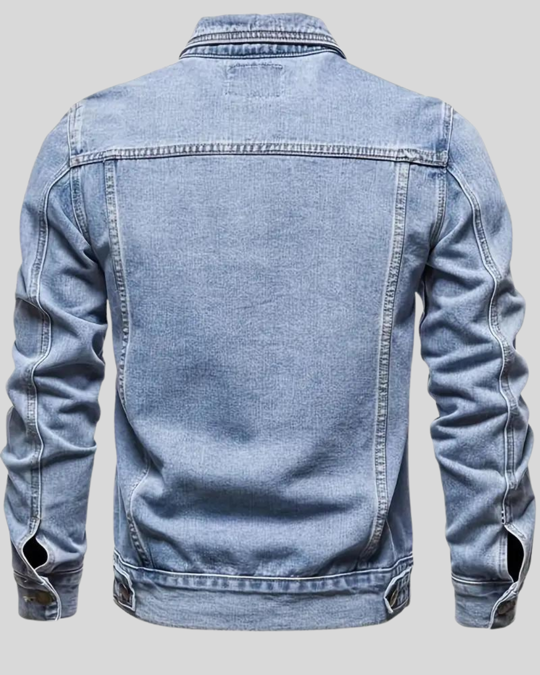 Chaqueta Oscura Vaquera Informal para Hombre