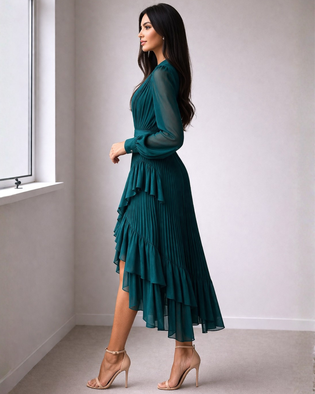 Vestido Elegante Midi Viena