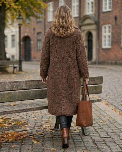 Abrigo Largo de Borrego para Mujer®