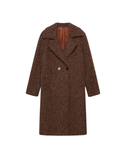 Abrigo Largo de Borrego para Mujer®