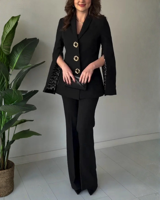 Conjunto de Chaqueta y Pantalón de Mujer