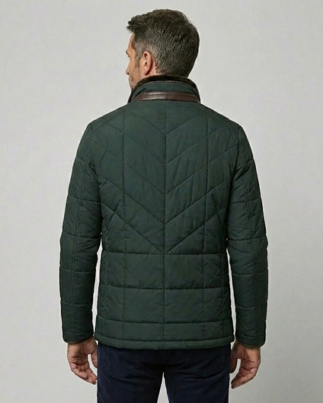 Abrigo Masculino de Estilo Sofisticado con Cuello Clásico®