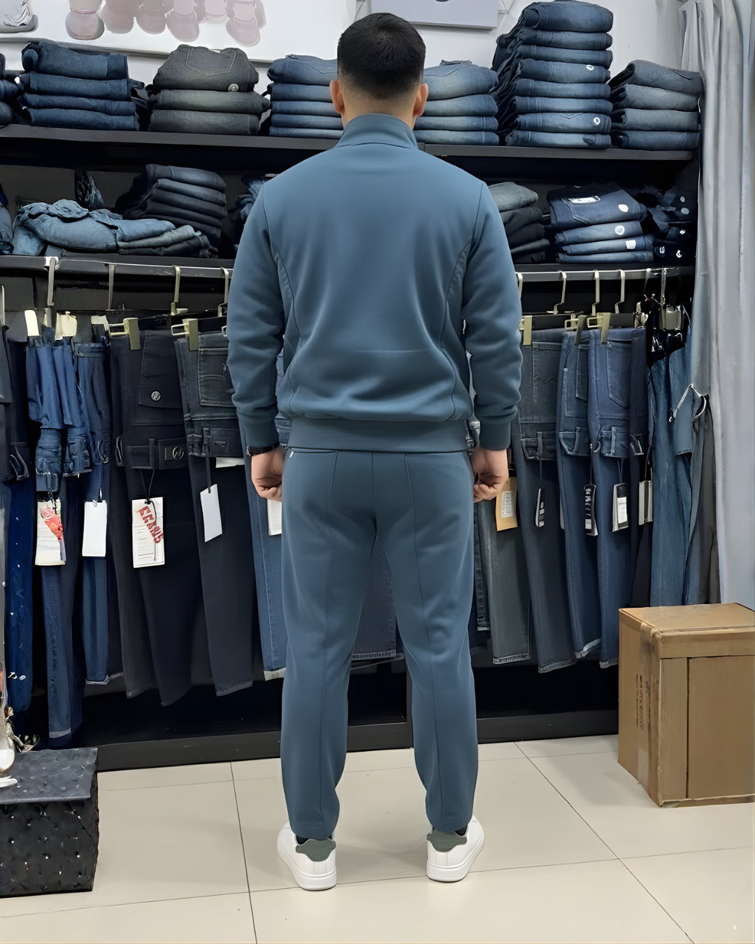 Conjunto deportivo bordado de dos piezas muy versátil para hombre®