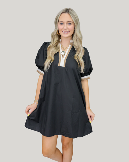 Vestido de Cuello en V para Mujer®
