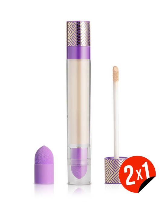 Base y Corrector 2 en 1 con Efecto Antiedad Cobertura Perfecta y Rejuvenecedora (OFERTA 2X1)